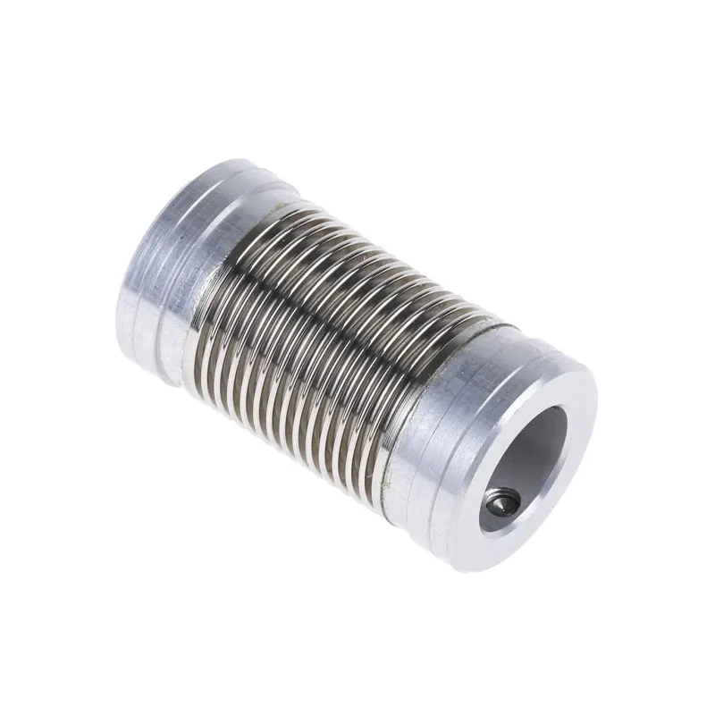 Huco Flexible Coupler Aluminium Hub, Electrodeposited Nickel Bellows, 17 mm OD, 27 mm Length 321.17.3232
