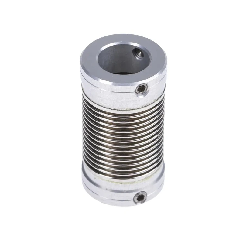 Huco Flexible Coupler Aluminium Hub, Electrodeposited Nickel Bellows, 17 mm OD, 27 mm Length 321.17.3232