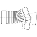 Huco Flexible Coupler Aluminium Hub, Electrodeposited Nickel Bellows, 17 mm OD, 27 mm Length 321.17.3232