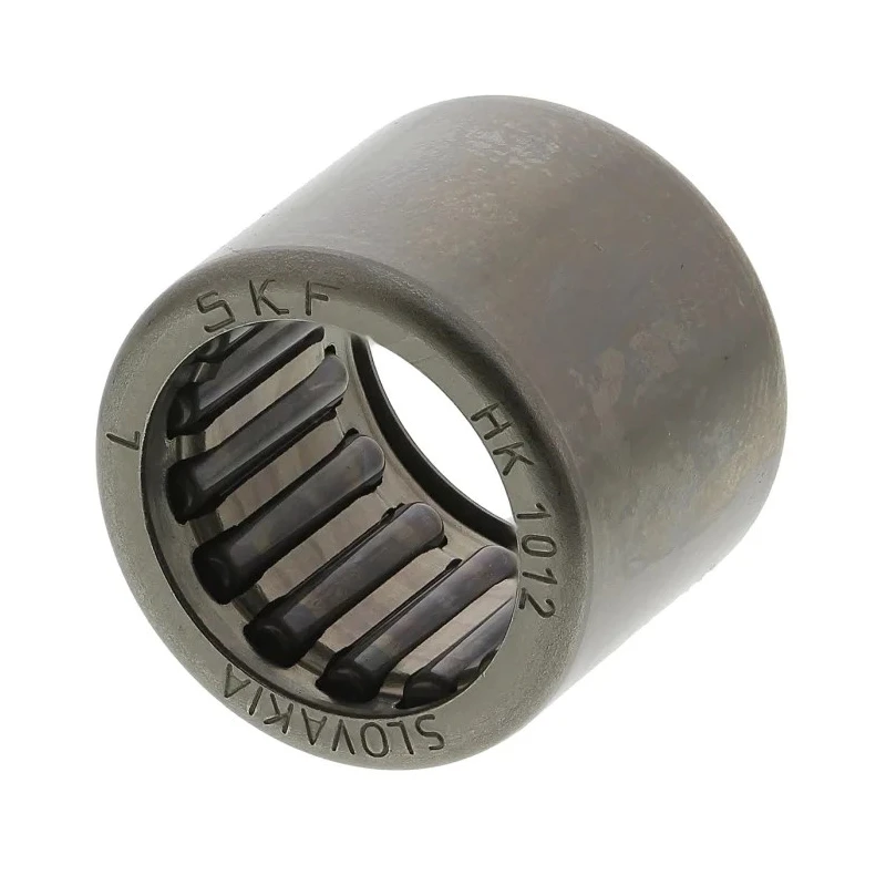 SKF Drawn-Cup Needle Roller Bearing, 10 mm ID, 14 mm OD, Race Width 12 mm, Steel Cage, Open End, Maximum Speed HK 1012