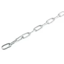 RS PRO Zinc Plated Steel Chain 10 m Length 16 mm Link Diameter Load Capacity 56 kg 752-420