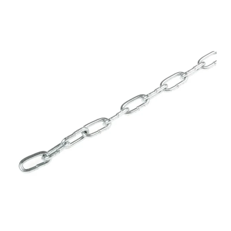 RS PRO Zinc Plated Steel Chain 10 m Length 16 mm Link Diameter Load Capacity 56 kg 752-420