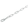 RS PRO Zinc Plated Steel Chain 10 m Length 16 mm Link Diameter Load Capacity 56 kg 752-420