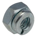 Aerotight Bright Zinc Steel Locknut, RoHS Compliant, M4 Size, Grade 8, 16.1mm Height 18804TRZC