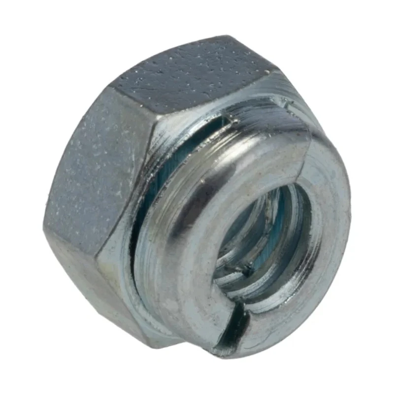 Aerotight Bright Zinc Steel Locknut, RoHS Compliant, M4 Size, Grade 8, 16.1mm Height 18804TRZC
