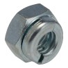 Aerotight Bright Zinc Steel Locknut, RoHS Compliant, M4 Size, Grade 8, 16.1mm Height 18804TRZC