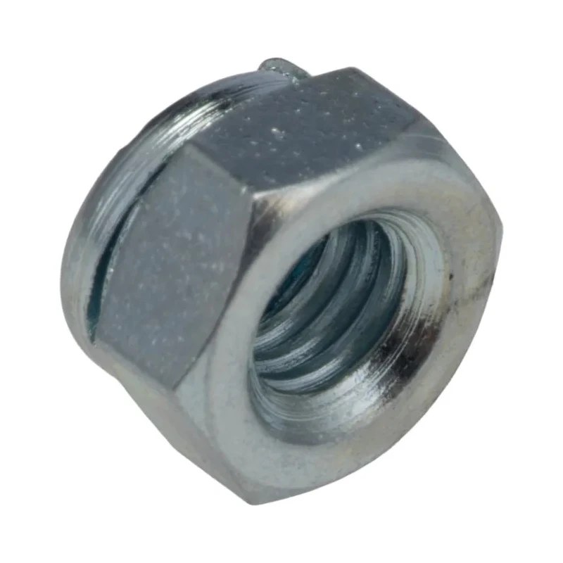 Aerotight Bright Zinc Steel Locknut, RoHS Compliant, M4 Size, Grade 8, 16.1mm Height 18804TRZC