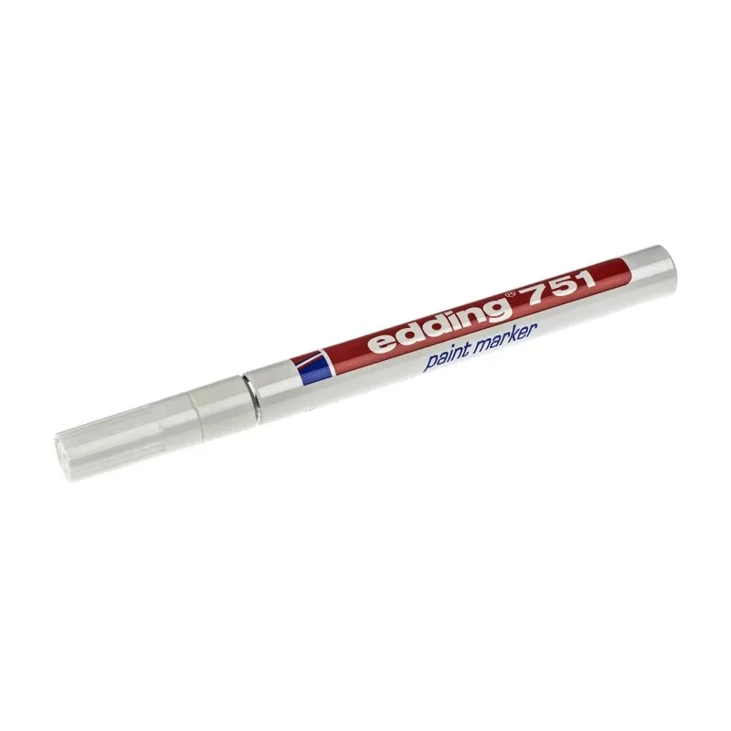 Edding White 2 mm Fine Tip Paint Marker Pen for Glass Wood Metal Plastic 751-049