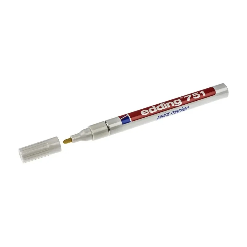 Edding White 2 mm Fine Tip Paint Marker Pen for Glass Wood Metal Plastic 751-049