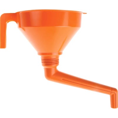 RS PRO High Density Polyethylene Funnel 1.2L Orange Durable Chemical Resistant 674-370