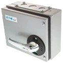 Eaton 3-Pole Panel Isolator Switch 20A, IP40, Panel Mount, Screw Terminal, Silver Handle 15AXTN2