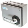 Eaton 3-Pole Panel Isolator Switch 20A, IP40, Panel Mount, Screw Terminal, Silver Handle 15AXTN2