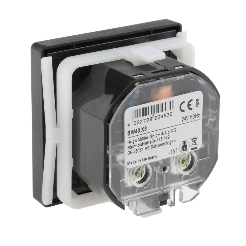 Muller 7 Digit Motor Driven Hour Meter Counter 24VAC 0.01 Hour Accuracy BW40