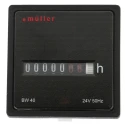 Muller 7 Digit Motor Driven Hour Meter Counter 24VAC 0.01 Hour Accuracy BW40