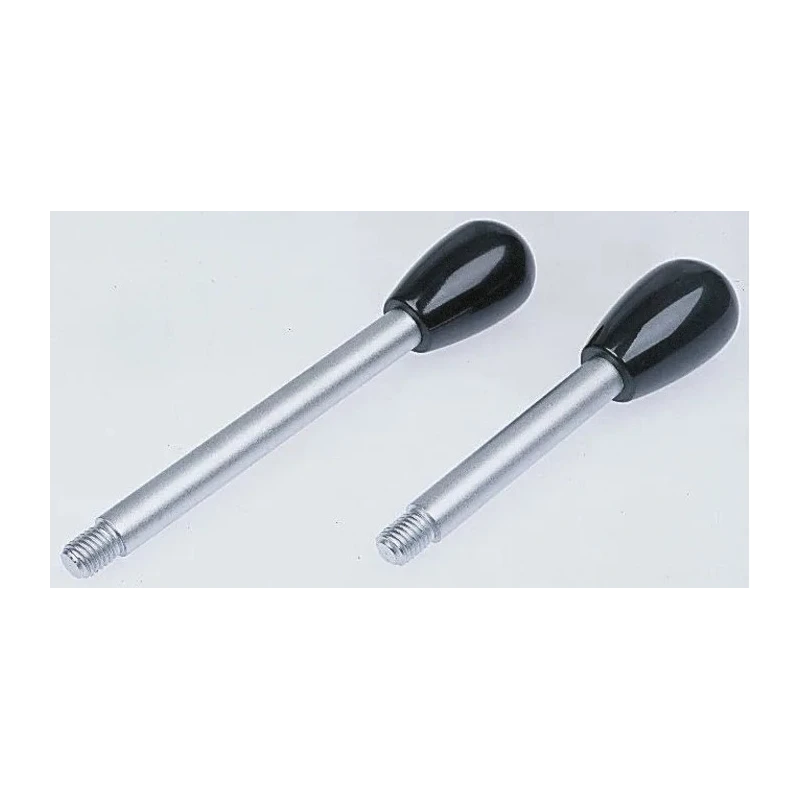 Elesa Lever Arm M10 x 14 mm Black Phenolic Handle Steel Shaft 95mm Length 4102