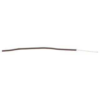 Alpha Wire Hookup Wire PVC Series Brown 22 AWG, 7x0.25mm Strands, 30 m Length, 300V, Flame Retardant, 105°C Max 3051 BR005