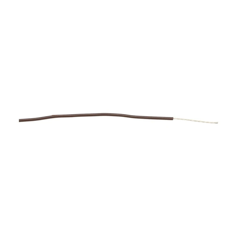 Alpha Wire Hookup Wire PVC Series Brown 22 AWG, 7x0.25mm Strands, 30 m Length, 300V, Flame Retardant, 105°C Max 3051 BR005