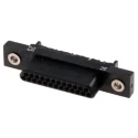 binder 25 Way Straight 1.27 mm Pitch Through Hole D-Sub Connector Female 11-0028-00-25
