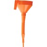 RS PRO Plastic Heavy Duty Funnel 1.2L Capacity, 160 mm Funnel Diameter, 45 mm Stem Diameter 672-481