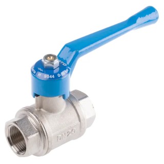 Festo Brass Threaded 2/2-Way and 3/2-Way Ball Shut-Off Valve, 3/4 in Threaded Inlet and Outlet, Aluminium Handle QH-3/4