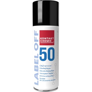 Kontakt Chemie 200 ml Aerosol Label Remover Solvent Cleaner LABEL OFF 50 81009
