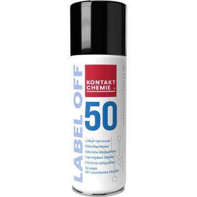Kontakt Chemie 200 ml Aerosol Label Remover Solvent Cleaner LABEL OFF 50 81009