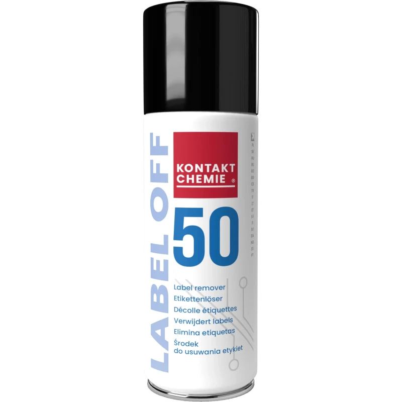Kontakt Chemie 200 ml Aerosol Label Remover Solvent Cleaner LABEL OFF 50 81009