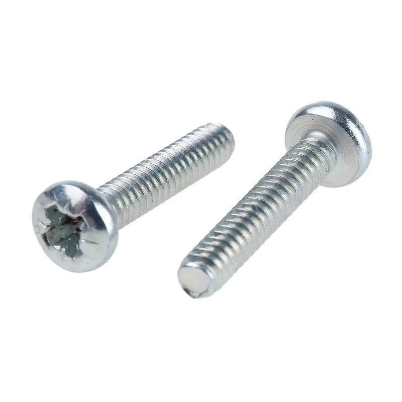 RS PRO Pozidriv Pan Steel Machine Screw No 6 UNC 19.05 mm Length Passivated Zinc Plated 274-5193