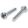 RS PRO Pozidriv Pan Steel Machine Screw No 6 UNC 19.05 mm Length Passivated Zinc Plated 274-5193
