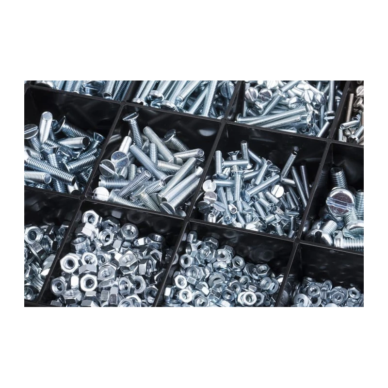 RS PRO Steel 3155 Piece Slot Drive Machine Screw Screw/Bolt Kit 849-423