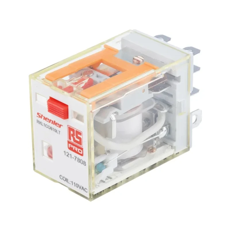 RS PRO Power Relay, 110V AC Coil, 16A Switching Current, SPDT Contact Configuration 121-7808