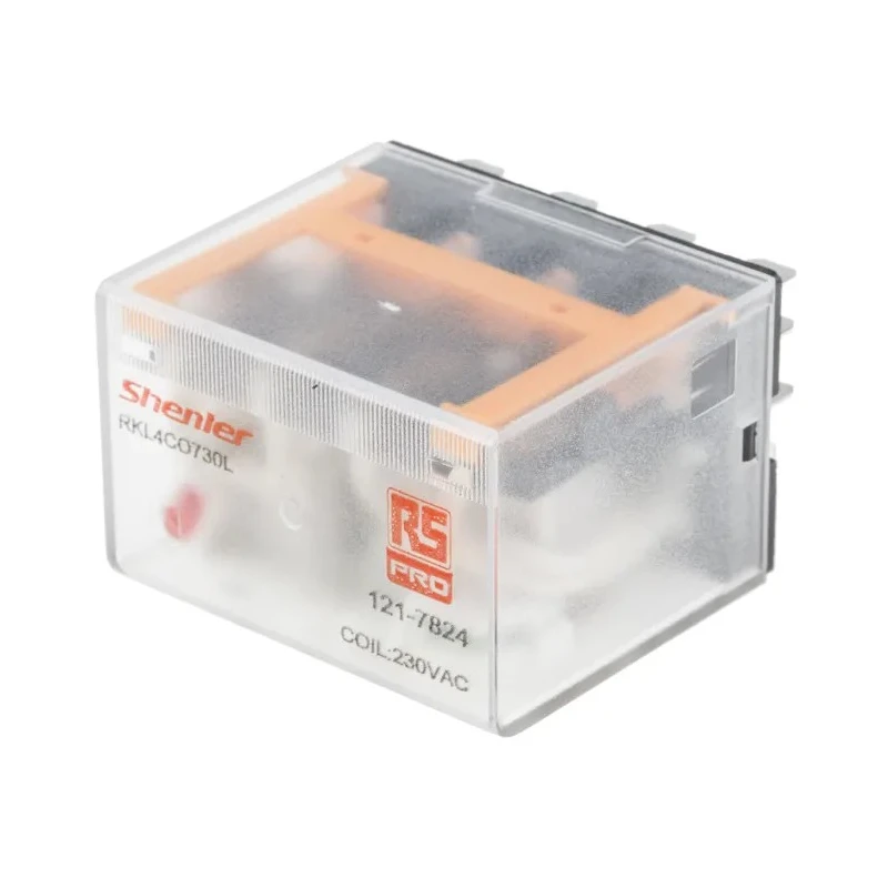 RS PRO Power Relay 230V ac Coil 10A Switching Current 4PDT 300W Coil Power 121-7824