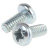 RS PRO Pozidriv Pan Head Steel Machine Screw No 8 UNC, 9.52 mm Length, Passivated Zinc Plated 274-5222