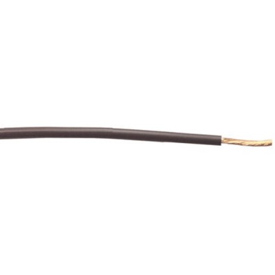 RS PRO Brown Automotive Primary Hook Up Wire, 57/0.15 mm Core Strands, 30 m Length, PVC Jacket, 600V, Flame 122-5858