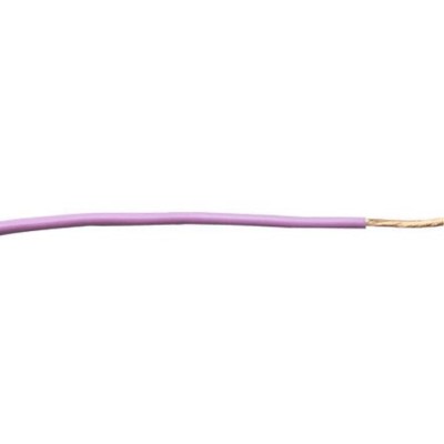 RS PRO Pink Hook Up Wire 57/0.15 mm Core Strands, 30 m Length, 600V Voltage, Polyvinyl Chloride Jacket, Model 122-5864