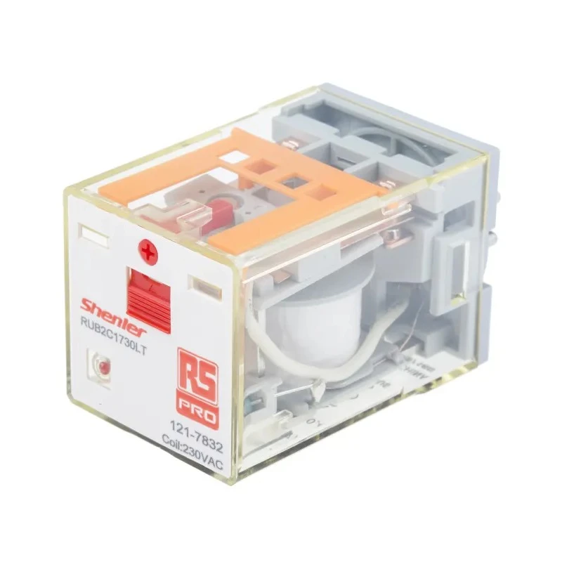 RS PRO Power Relay, 240V AC Coil, 10A Switching Current, DPDT, Plug-In Terminal, Silver Alloy Contact 121-7832