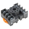 RS PRO 8 Way 300V 15A DIN Rail Mount Relay Socket for use with RS PRO RUB Relays 121-7841