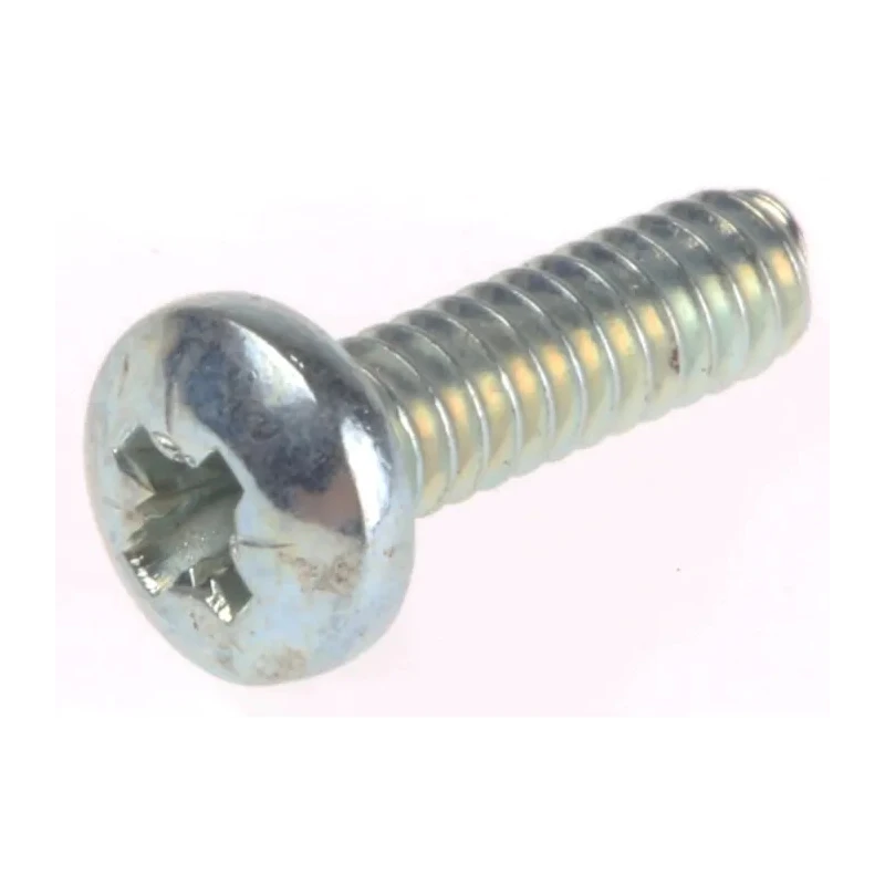 RS PRO Bright Zinc Plated Steel Pozidriv Pan Head Machine Screw No 4 UNC 9.52 mm 275-0280