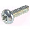 RS PRO Bright Zinc Plated Steel Pozidriv Pan Head Machine Screw No 4 UNC 9.52 mm 275-0280