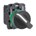 Schneider Electric Knob Selector Switch SPDT 22 mm Cutout Diameter 2 Positions Harmony XB5 Series XB5AD25