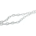 RS PRO Zinc Plated Steel Link Chain 10 m Length, 19 mm Link Length, 4 mm Diameter, Load Capacity 100 kg 752-458