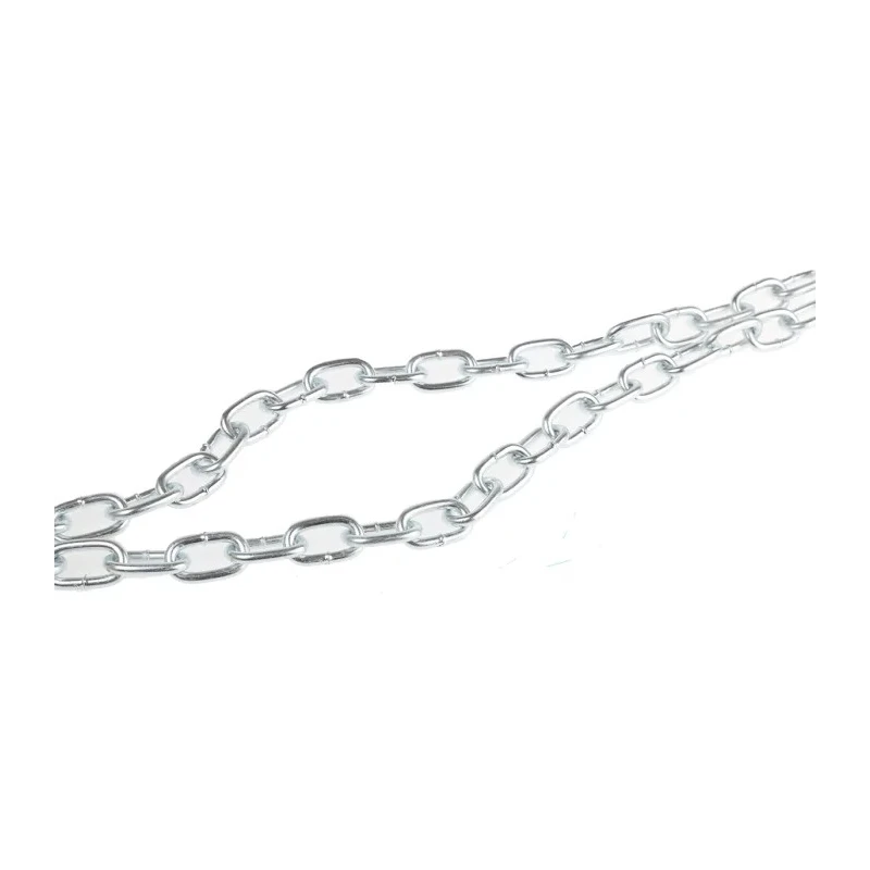 RS PRO Zinc Plated Steel Link Chain 10 m Length, 19 mm Link Length, 4 mm Diameter, Load Capacity 100 kg 752-458