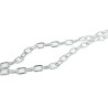 RS PRO Zinc Plated Steel Link Chain 10 m Length, 19 mm Link Length, 4 mm Diameter, Load Capacity 100 kg 752-458