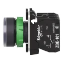 Schneider Electric Harmony XB5 Series Illuminated Push Button Switch Spring Return Panel 22 mm Cutout SPDT Blue LED XB5AW36M5