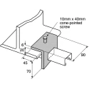 Unistrut Galvanised Stainless Steel Beam Clamp P 1796 A