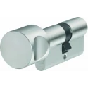 ABUS Brass Euro Cylinder Lock Nickel Pearl Finish 6-Pin 61 mm KE60NP Z35/K35 KD