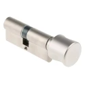 ABUS Brass Euro Cylinder Lock Nickel Pearl Finish 6-Pin 61 mm KE60NP Z35/K35 KD