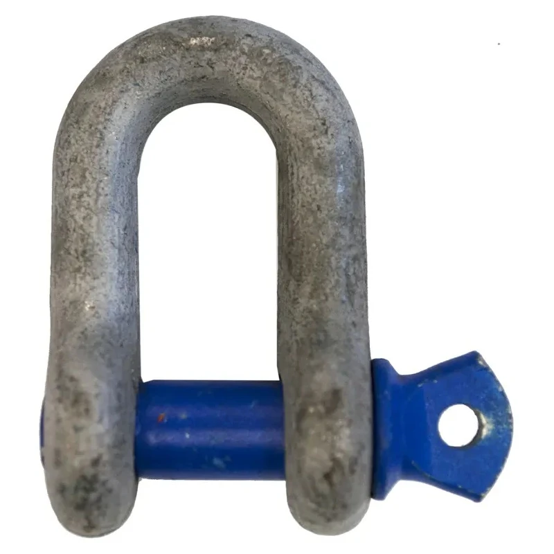 RS PRO Alloy Steel D-Shackle, Screw Pin, Safe Working Load 3.25 t, Galvanised Finish 124-4829