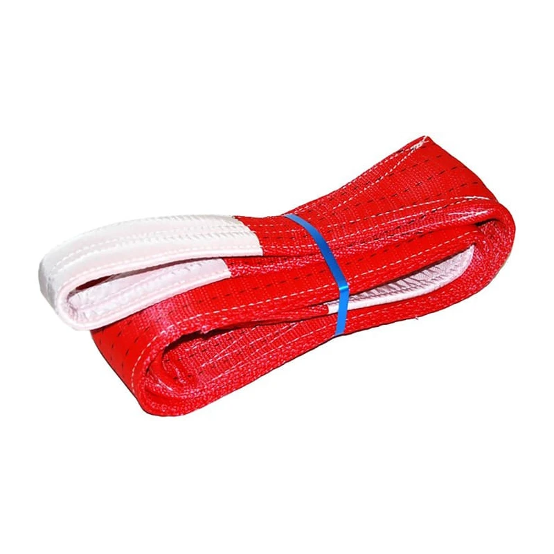 RS PRO 4 m Red Polyester Duplex Webbing Lifting Sling with Becket Eye, 5t Load Capacity 124-4888