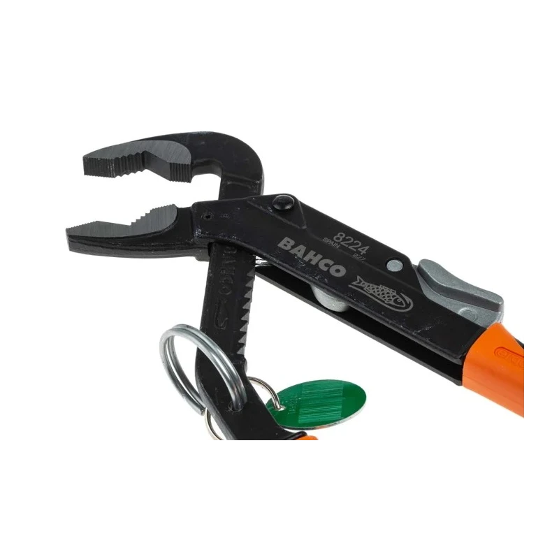 Bahco Water Pump Plier Ergonomic Handle High Performance Alloy Steel Phosphate Finish 250mm Overall 51 Jaw TAH8224
